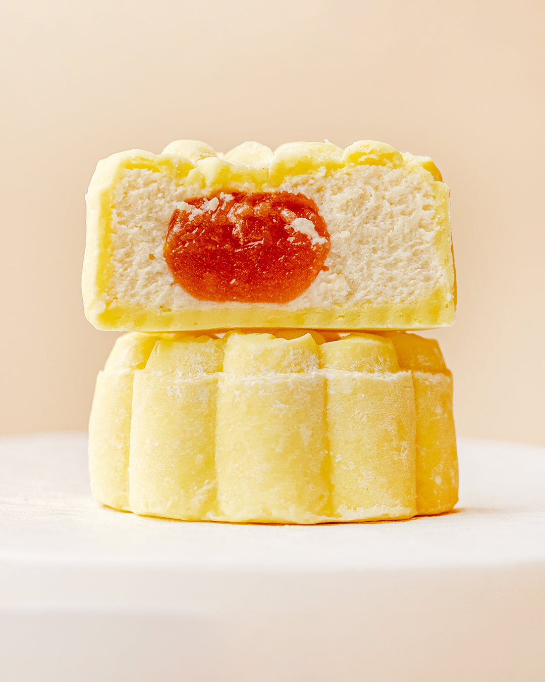 Peaches and Parmesan Mooncake