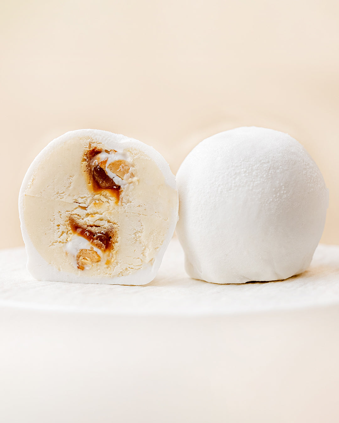 White Snickers Mochi